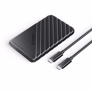 Orico 25PW1C-C3 2,5" HDD/SSD USB-C 3.1 6 Gb/s diskdzinis - melns