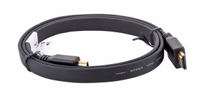 Lanberg CA-HDMI-21CU-0010-BK HDMI kabelis 1 m HDMI Type A (Standard) melns