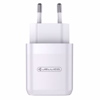 JELLICO sienas lādētājs A77 22,5W 1xUSB QC3.0 + kabelis Micro USB Balts