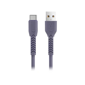 Maxlife MXUC-04 kabelis USB - USB-C 1,0 m 3A violets