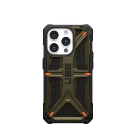 UAG Monarch viedtālruņa apvalks iPhone 15 Pro - zaļš kevlar