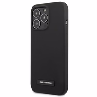 Karl Lagerfeld silikona plāksnes apvalks iPhone 13 Pro / iPhone 13 - melns