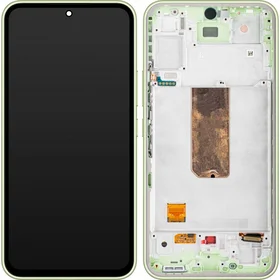 LCD ekrāns Samsung A546 A54 5G ar skārienjūtīgo ekrānu un rāmi oriģināls Awesome Lime (servisa pakete)