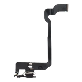 Uzlādes fleksis USB IPHONE XR melns (lietots)