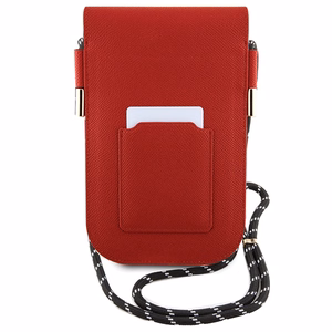 Hello Kitty Leather Hiding Kitty pleca soma – sarkans