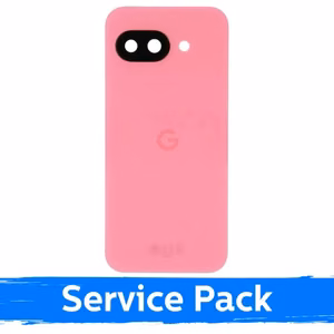 Aizmugurējais vāciņš Google Pixel 9A, peoniju rozā (Peony; servisa komplekts)