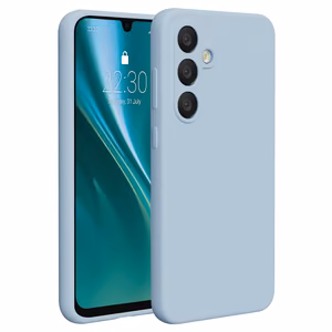 Etteri silikona maciņš Samsung Galaxy A36 5G, gaiši zils