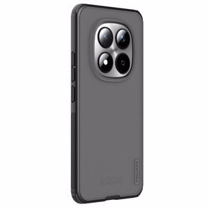 Nillkin Super Frosted Shield Pro maciņš Xiaomi Redmi Note 15 Pro+ 5G/Poco M8 Pro 5G caurspīdīgs melns