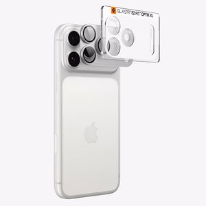 Spigen Optik Pro XL GLAS.TR EZ FIT rūdīts stikls, paredzēts iPhone 18 Pro Max, sudraba