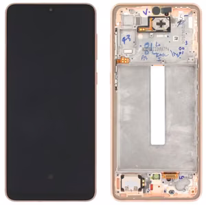 LCD screen Samsung A336 A33 5G 2022 ar touch screen un frame Peach original (service pack)