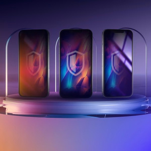 Закалённое стекло 3mk Rainbow Privacy для Apple iPhone 15 Pro Max