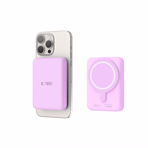 Tech-Protect LifeMag MagSafe PB11 10000mAh Portatīvais lādētājs (m) - rozā