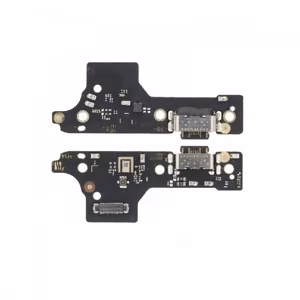 Charging Port Compatible With Xiaomi Redmi 12 with Flex / Plata OEM