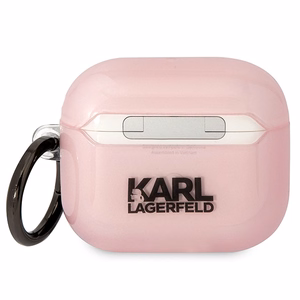 Karl Lagerfeld KLA3HNCHTCP чехол Airpods 3 розовый/розовый Ikonik Choupette