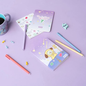 BT21 CHIMMY A6 piezīmju grāmatiņu komplekts, 3 gab.