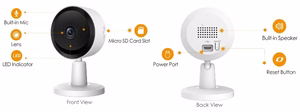 Imou IP kamera IPC-C11EP, 1MP, 2,8 mm, 131°, Wi-Fi, nakts redzamība 10 m