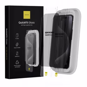 Spacecase Privātuma stikls QuickFit Privacy Glass iPhone 15 Pro