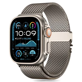 Tech-Protect Milano siksniņa Apple Watch 6 / 7 / 8 / 9 / 10 / SE / Ultra 1 / 2 (44 / 45 / 46 / 49 MM) - titāna