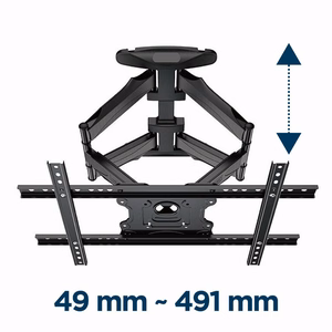 Gembird WM-75ST-01 TV mount/stand 190.5 cm (75") melns
