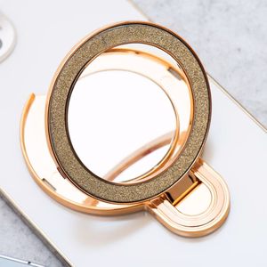Viedtālruņa statīvs Circle MIRROR - uzlīmējams - rozā