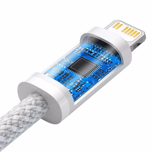 Baseus Dynamic USB-C kabelis Lightning, 23 W, 1 m (balts)