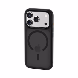 Benks Magnetic Mist maciņš ar metāla rāmi (K069) iPhone 17 Pro melns (Camera Control poga)