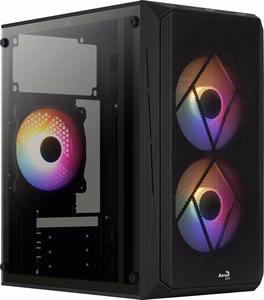 Aerocool CS107V2 melns Mini Tower datora korpuss