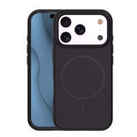 Silikona Thin Mag maciņš for iPhone 17 Pro Max 6,9" melns