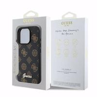 Guess Peony Script magnētiskais viedtālruņa apvalks iPhone 16 Pro - melns