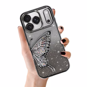 Tel Protect Butterfly Water чехол для Iphone 17 Pro серебряный