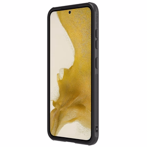 Nillkin CamShield Leather S viedtālruņa apvalks Samsung Galaxy S23+ ar kameras vāciņu melns