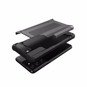 Hybrid Armor viedtālruņa apvalks Samsung Galaxy S23 bruņu hibrīda apvalks zils