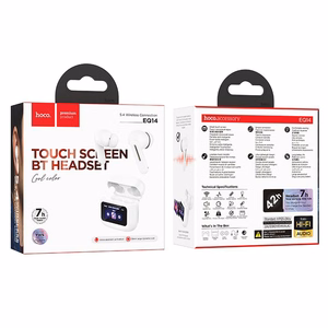 Ultra Clear 1 mm maciņš Wireless headphones Hoco EQ14, caurspīdīgs