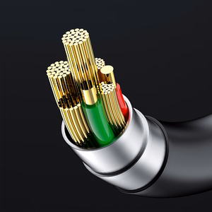 Acefast USB kabelis - USB Type C 1.2m, 3A melns (C3-04 melns)