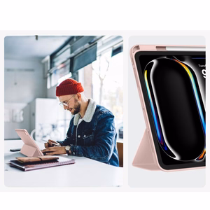 Tech-Protect SC Pen macins priekš iPad Pro 13 7 / 8 / 2024-2025 - Roza