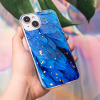 Gold Glam viedtālruņa apvalks Samsung Galaxy A25 5G (global) zils