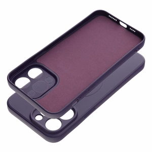 Silikonais Magnētiskais apvalks saderīgs ar MagSafe IPHONE 14 Pro Max tumši violets