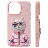 Nimmy Cool&Cute 2.0 viedtālruņa apvalks iPhone 15 Pro Max - rozā