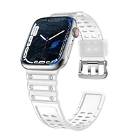 Siksniņa Triple Protection Apple Watch 38 / 40 / 41 mm aproce – caurspīdīga