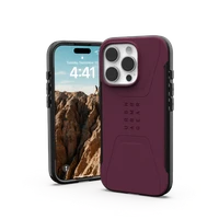 UAG Civilian Magsafe iPhone 16 Pro viedtālruņa apvalks – sarkans