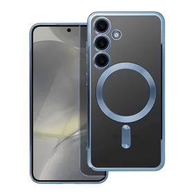 ELECTRO MAG COVER magnētiskais viedtālruņa apvalks, savietojams ar MagSafe, paredzēts SAMSUNG S24, zils