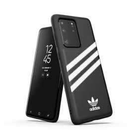 Adidas OR veidots PU apvalks Samsung Galaxy S20 Ultra - melns un balts