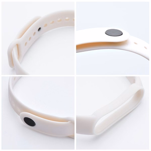 Silikona siksna Xiaomi Mi Band 5 / 6 / 7 smilšaina (11)