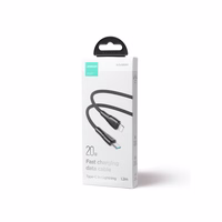 Joyroom Surpass Series A11 Lightning / USB-C 20W 1.2 m kabelis - melns