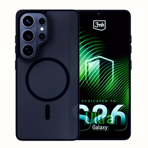 3mk Smoke MagCase futrālis Samsung Galaxy S26 Ultra - Pelēks, caurspīdīgs