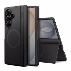 Tech-Protect Kevlar Aura vāciņš modelim Samsung Galaxy Z Fold 8 Ultra, saderīgs ar MagSafe – melns