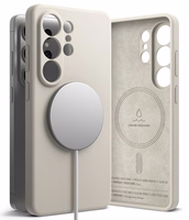 Ringke Silikona MagSafe Maciņš for Samsung Galaxy S26 Ultra - bēšs