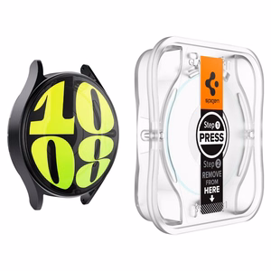 Spigen Glas.tR EZ Fit grūdināts stikls pulkstenim Samsung Galaxy Watch 7 (44 mm) - 2 gab.
