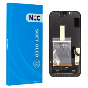 Mīksts OLED ekrāns NCC skirta iPhone 14 melns IC
