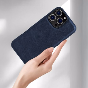 Maciņš X-Level "Earl III Collection" paredzēts Apple iPhone 16 Pro Max zils